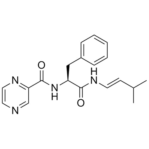 (S,E)-N-(1-((3-methylbut-1-en-1-yl)amino)-1-oxo-3-phenylpropan-2-yl)pyrazine-2-carboxamide