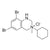 6,8-dibromo-3-cyclohexyl-3-methyl-1,2,3,4-tetrahydroquinazolin-3-ium chloride
