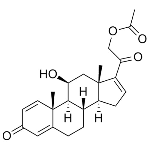 2-((8S,9S,10R,11S,13S,14S)-11-hydroxy-10,13-dimethyl-3-oxo-6,7,8,9,10,11,12,13,14,15-decahydro-3H-cyclopenta[a]phenanthren-17-yl)-2-oxoethyl acetate