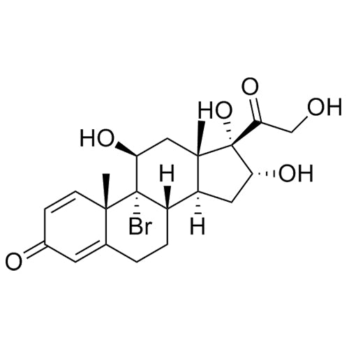(8S,9R,10S,11S,13S,14S,16R,17S)-9-bromo-11,16,17-trihydroxy-17-(2-hydroxyacetyl)-10,13-dimethyl-6,7,8,9,10,11,12,13,14,15,16,17-dodecahydro-3H-cyclopenta[a]phenanthren-3-one