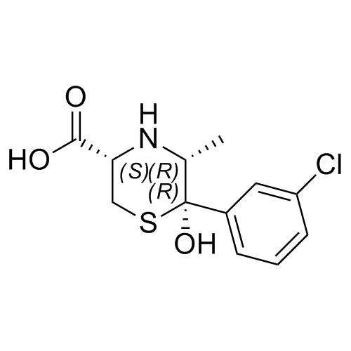 (3S,5R,6R)-6-(3-chlorophenyl)-6-hydroxy-5-methylthiomorpholine-3-carboxylic acid