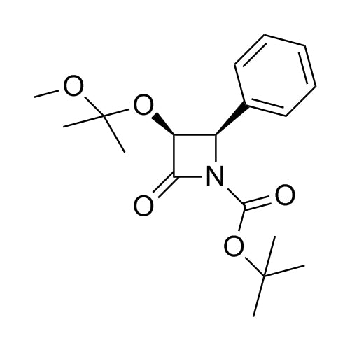 (3S,4R)-tert-butyl 3-((2-methoxypropan-2-yl)oxy)-2-oxo-4-phenylazetidine-1-carboxylate