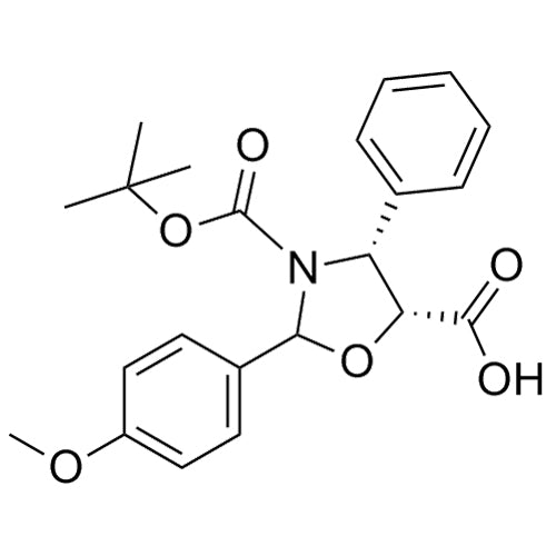 (4R,5R)-3-(tert-butoxycarbonyl)-2-(4-methoxyphenyl)-4-phenyloxazolidine-5-carboxylic acid