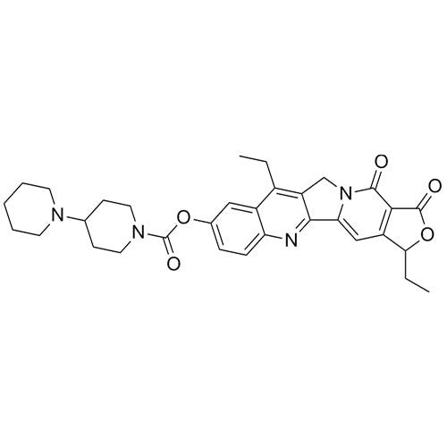 3,10-diethyl-1,13-dioxo-1,3,11,13-tetrahydrofuro[3',4':6,7]indolizino[1,2-b]quinolin-8-yl [1,4'-bipiperidine]-1'-carboxylate