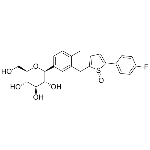 2-(4-fluorophenyl)-5-(2-methyl-5-((2S,3R,4R,5S,6R)-3,4,5-trihydroxy-6-(hydroxymethyl)tetrahydro-2H-pyran-2-yl)benzyl)thiophene 1-oxide