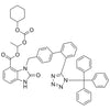 1-(((cyclohexyloxy)carbonyl)oxy)ethyl 2-oxo-3-((2'-(1-trityl-1H-tetrazol-5-yl)-[1,1'-biphenyl]-4-yl)methyl)-2,3-dihydro-1H-benzo[d]imidazole-4-carboxylate
