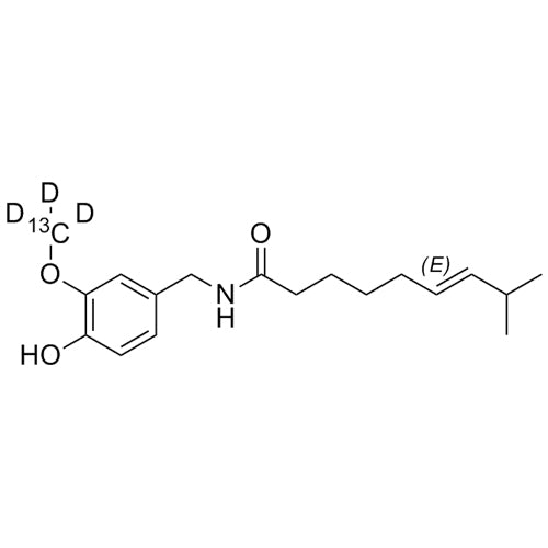 trans-Capsaicin-13C-d3