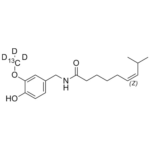 cis-Capsaicin-13C-d3