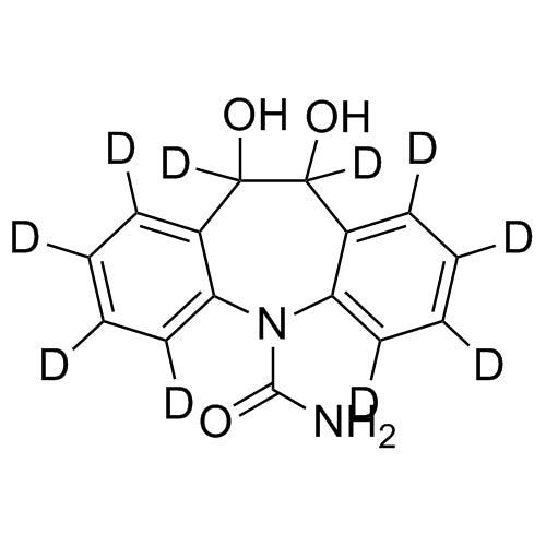 rac-10,11-Dihydro-10,11-dihydroxycarbamazepine-d10