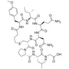 2-((S)-2-((S)-1-((3R,6S,9S,12S,15S)-6-(2-amino-2-oxoethyl)-9-(3-amino-3-oxopropyl)-12-((S)-sec-butyl)-15-(4-methoxybenzyl)-5,8,11,14,17-pentaoxo-1-thia-4,7,10,13,16-pentaazacycloicosane-3-carbonyl)pyrrolidine-2-carboxamido)-4-methylpentanamido)acetic acid