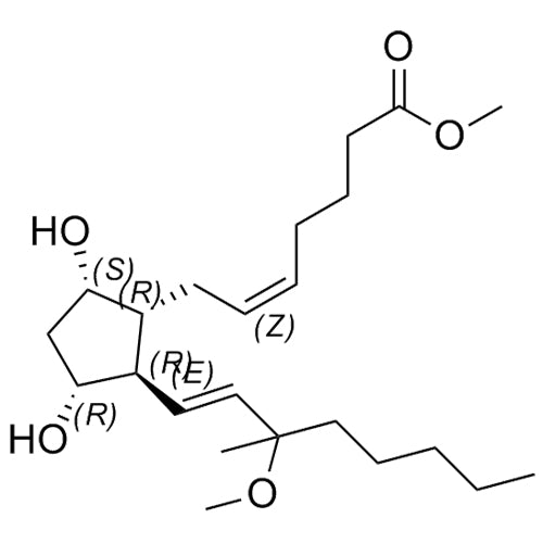 (Z)-methyl 7-((1R,2R,3R,5S)-3,5-dihydroxy-2-((E)-3-methoxy-3-methyloct-1-en-1-yl)cyclopentyl)hept-5-enoate