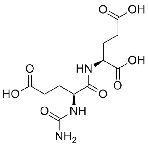(S)-2-((S)-4-carboxy-2-ureidobutanamido)pentanedioic acid