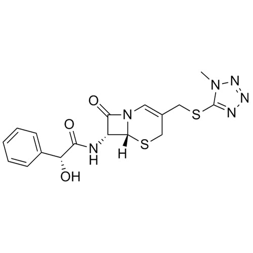 (R)-2-hydroxy-N-((6R,7R)-3-(((1-methyl-1H-tetrazol-5-yl)thio)methyl)-8-oxo-5-thia-1-azabicyclo[4.2.0]oct-2-en-7-yl)-2-phenylacetamide