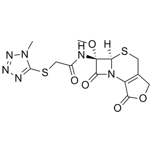 N-((5aR,6S)-6-methoxy-1,7-dioxo-1,3,4,5a,6,7-hexahydroazeto[2,1-b]furo[3,4-d][1,3]thiazin-6-yl)-2-((1-methyl-1H-tetrazol-5-yl)thio)acetamide