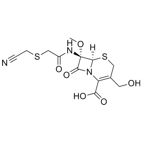 (6R,7S)-7-(2-((cyanomethyl)thio)acetamido)-3-(hydroxymethyl)-7-methoxy-8-oxo-5-thia-1-azabicyclo[4.2.0]oct-2-ene-2-carboxylic acid