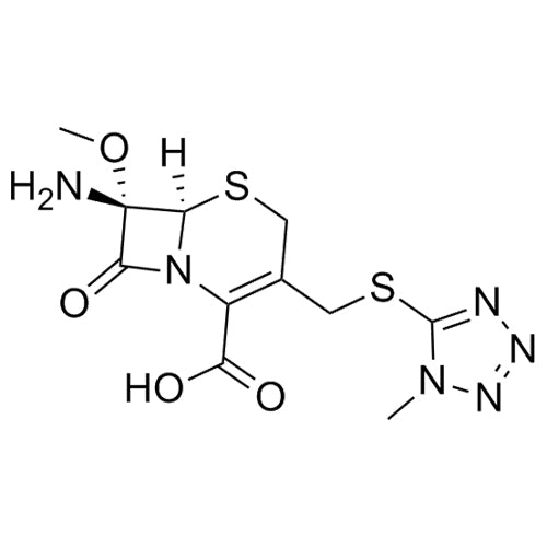 (6R,7S)-7-amino-7-methoxy-3-(((1-methyl-1H-tetrazol-5-yl)thio)methyl)-8-oxo-5-thia-1-azabicyclo[4.2.0]oct-2-ene-2-carboxylic acid