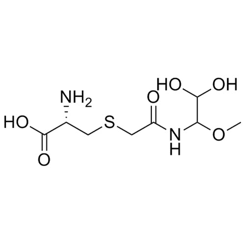(2S)-2-amino-3-((2-((2,2-dihydroxy-1-methoxyethyl)amino)-2-oxoethyl)thio)propanoic acid