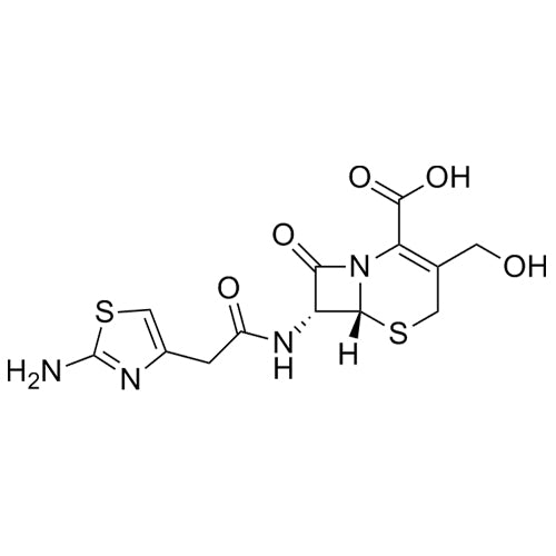 (6R,7R)-7-(2-(2-aminothiazol-4-yl)acetamido)-3-(hydroxymethyl)-8-oxo-5-thia-1-azabicyclo[4.2.0]oct-2-ene-2-carboxylic acid