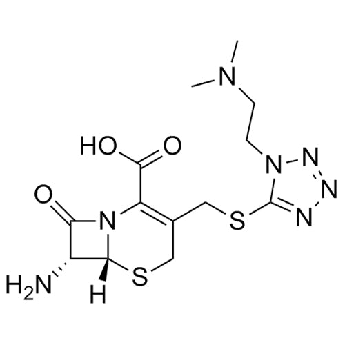 (6R,7R)-7-amino-3-(((1-(2-(dimethylamino)ethyl)-1H-tetrazol-5-yl)thio)methyl)-8-oxo-5-thia-1-azabicyclo[4.2.0]oct-2-ene-2-carboxylic acid