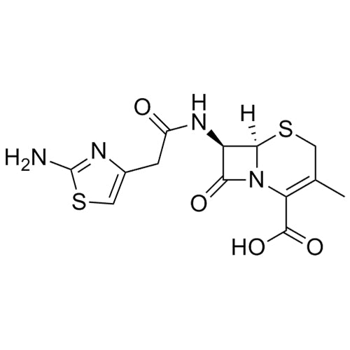 (6R,7R)-7-(2-(2-aminothiazol-4-yl)acetamido)-3-methyl-8-oxo-5-thia-1-azabicyclo[4.2.0]oct-2-ene-2-carboxylic acid