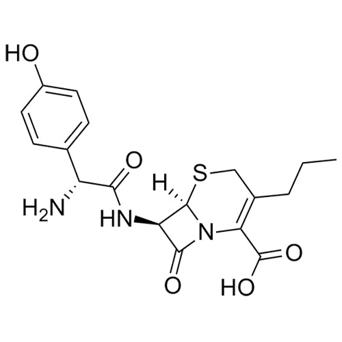(6R,7R)-7-((R)-2-amino-2-(4-hydroxyphenyl)acetamido)-8-oxo-3-propyl-5-thia-1-azabicyclo[4.2.0]oct-2-ene-2-carboxylic acid