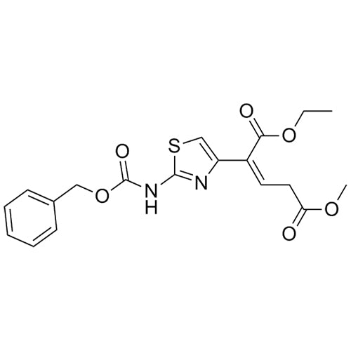 (Z)-1-ethyl 5-methyl 2-(2-(((benzyloxy)carbonyl)amino)thiazol-4-yl)pent-2-enedioate