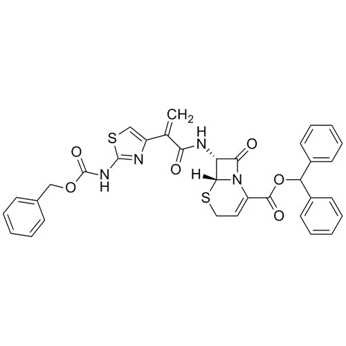 (6R,7R)-benzhydryl 7-(2-(2-(((benzyloxy)carbonyl)amino)thiazol-4-yl)acrylamido)-8-oxo-5-thia-1-azabicyclo[4.2.0]oct-2-ene-2-carboxylate