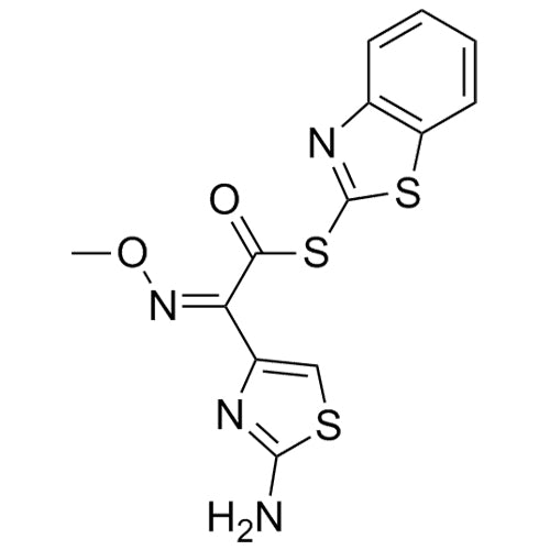 (Z)-S-benzo[d]thiazol-2-yl 2-(2-aminothiazol-4-yl)-2-(methoxyimino)ethanethioate