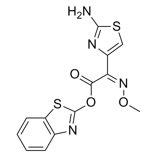 (Z)-benzo[d]thiazol-2-yl 2-(2-aminothiazol-4-yl)-2-(methoxyimino)acetate
