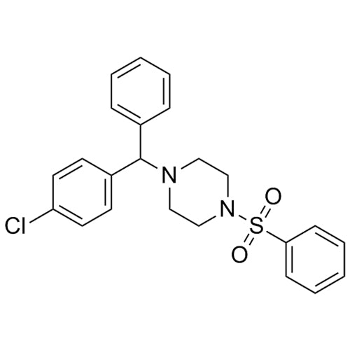 1-((4-chlorophenyl)(phenyl)methyl)-4-(phenylsulfonyl)piperazine