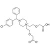 2-(2-(1-(2-(carboxymethoxy)ethyl)-4-((4-chlorophenyl)(phenyl)methyl)piperazin-1-ium-1-yl)ethoxy)acetate