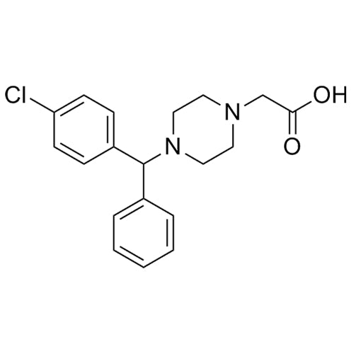 2-(4-((4-chlorophenyl)(phenyl)methyl)piperazin-1-yl)acetic acid