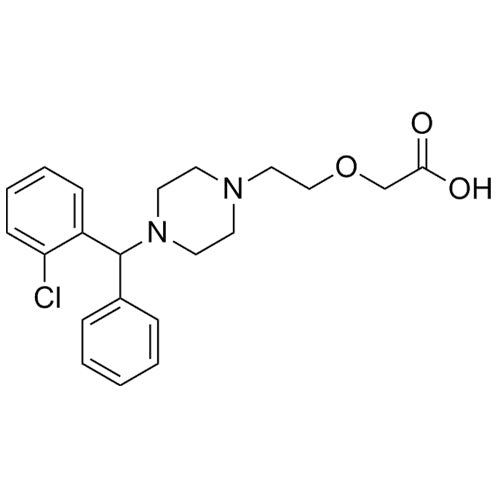 2-(2-(4-((2-chlorophenyl)(phenyl)methyl)piperazin-1-yl)ethoxy)acetic acid