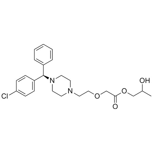 2-hydroxypropyl 2-(2-(4-((R)-(4-chlorophenyl)(phenyl)methyl)piperazin-1-yl)ethoxy)acetate
