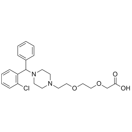 2-(2-(2-(4-((2-chlorophenyl)(phenyl)methyl)piperazin-1-yl)ethoxy)ethoxy)acetic acid