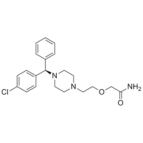 (R)-2-(2-(4-((4-chlorophenyl)(phenyl)methyl)piperazin-1-yl)ethoxy)acetamide