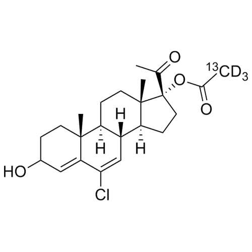 3-Hydroxy Chlormadinone Acetate-13C-d3