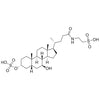 2-((R)-4-((3R,5R,7S,8R,9S,10S,13R,14S,17R)-7-hydroxy-10,13-dimethyl-3-(sulfooxy)hexadecahydro-1H-cyclopenta[a]phenanthren-17-yl)pentanamido)ethanesulfonic acid
