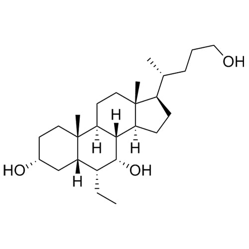 (3R,5S,6R,7R,8S,9S,10S,13R,14S,17R)-6-ethyl-17-((R)-5-hydroxypentan-2-yl)-10,13-dimethylhexadecahydro-1H-cyclopenta[a]phenanthrene-3,7-diol