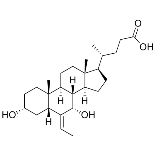 (R)-4-((3R,5R,7S,8S,9S,10R,13R,14S,17R,Z)-6-ethylidene-3,7-dihydroxy-10,13-dimethylhexadecahydro-1H-cyclopenta[a]phenanthren-17-yl)pentanoic acid