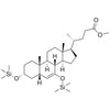 (R)-methyl 4-((3R,5S,8S,9S,10S,13R,14S,17R)-10,13-dimethyl-3,7-bis((trimethylsilyl)oxy)-2,3,4,5,8,9,10,11,12,13,14,15,16,17-tetradecahydro-1H-cyclopenta[a]phenanthren-17-yl)pentanoate