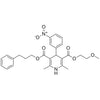 3-(2-methoxyethyl) 5-(3-phenylpropyl) 2,6-dimethyl-4-(3-nitrophenyl)-1,4-dihydropyridine-3,5-dicarboxylate