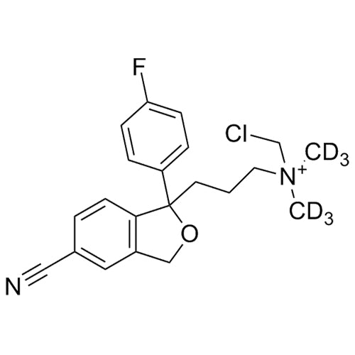 N-Chloromethyl Citalopram-d6 Chloride