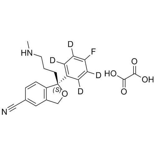 (S)-Desmethyl Citalopram-d4 Oxalate