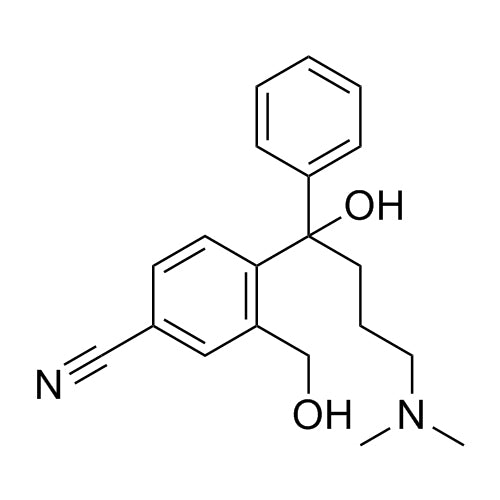 4-(4-(dimethylamino)-1-hydroxy-1-phenylbutyl)-3-(hydroxymethyl)benzonitrile