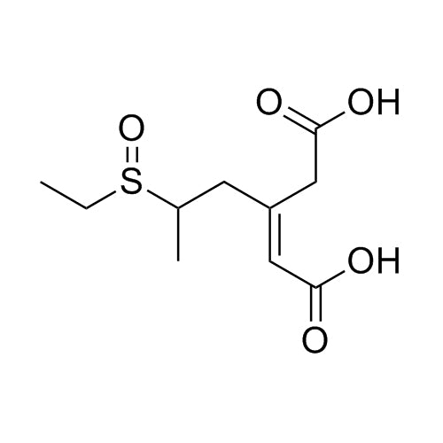3-(2-(ethylsulfinyl)propyl)pent-2-enedioic acid