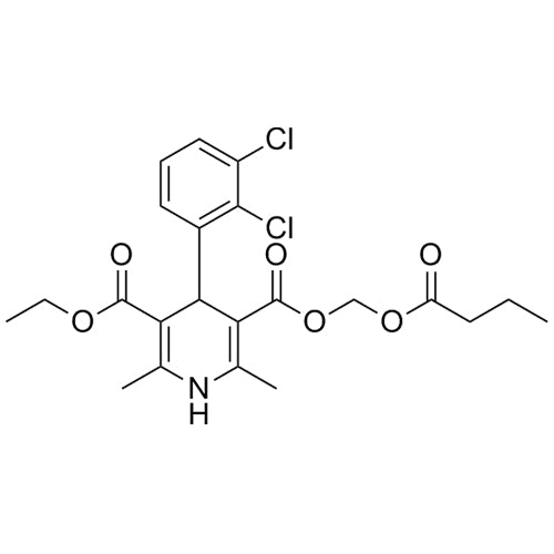 3-((butyryloxy)methyl) 5-ethyl 4-(2,3-dichlorophenyl)-2,6-dimethyl-1,4-dihydropyridine-3,5-dicarboxylate