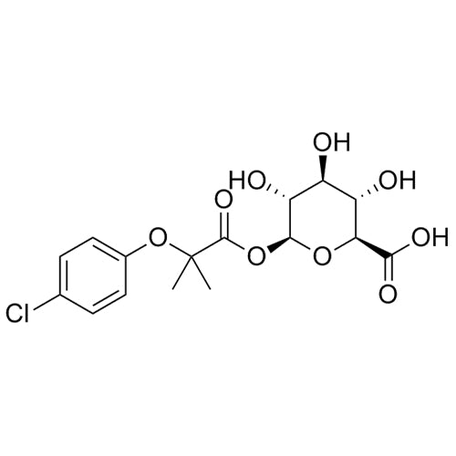 Clofibric acid-acyl-beta-D-Glucuronide