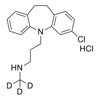 N-Desmethyl Clomipramine-d3 HCl