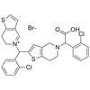 5-((5-(carboxy(2-chlorophenyl)methyl)-4,5,6,7-tetrahydrothieno[3,2-c]pyridin-2-yl)(2-chlorophenyl)methyl)-6,7-dihydrothieno[3,2-c]pyridin-5-ium bromide